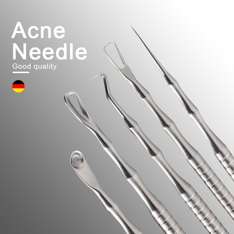Skincare Scora - Duitse roestvrijstalen mee-eterverwijderaar Acne Extractor Naald