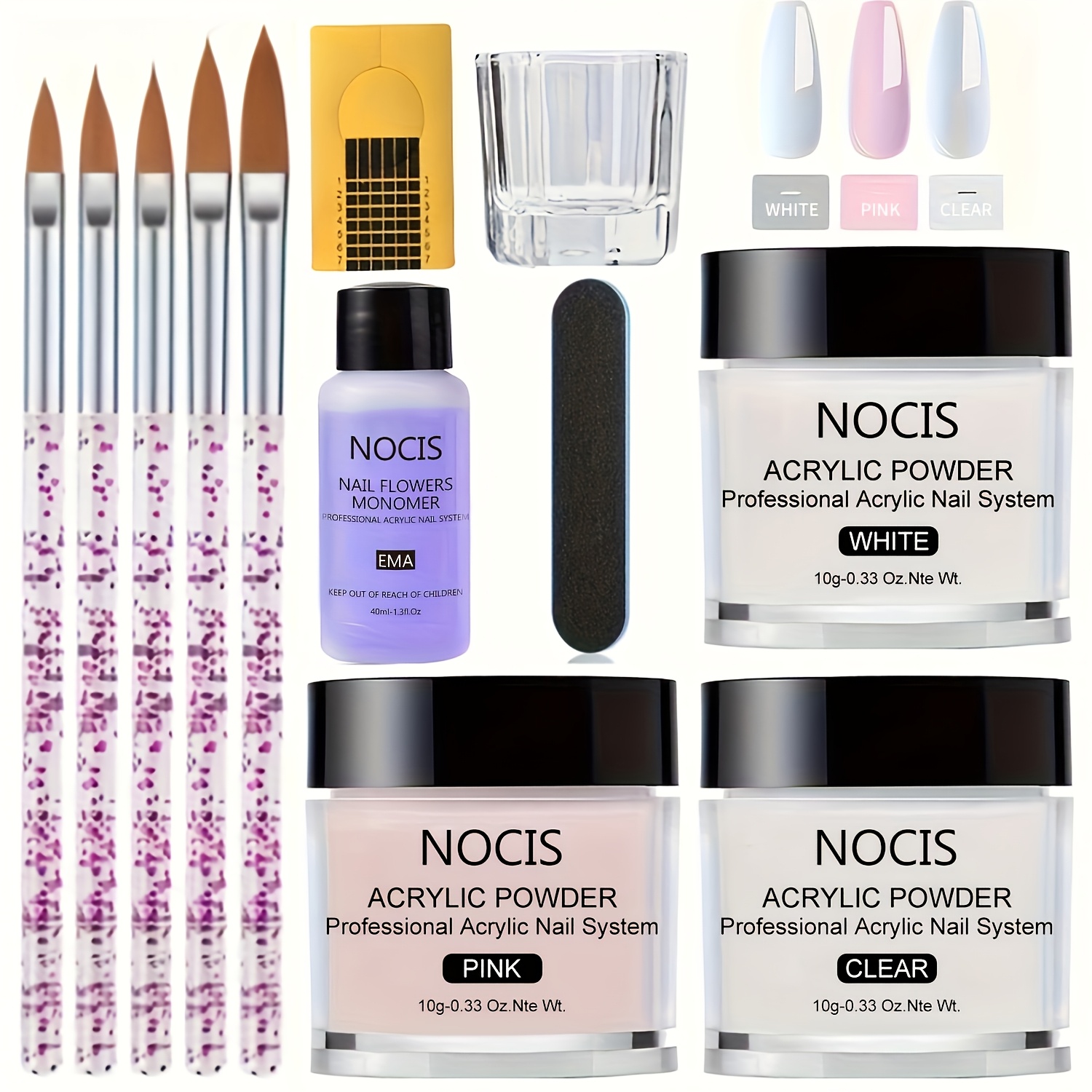 Vitamin C Powder - NOCIS Acryl Nagelset - Keratine Acrylpoeder