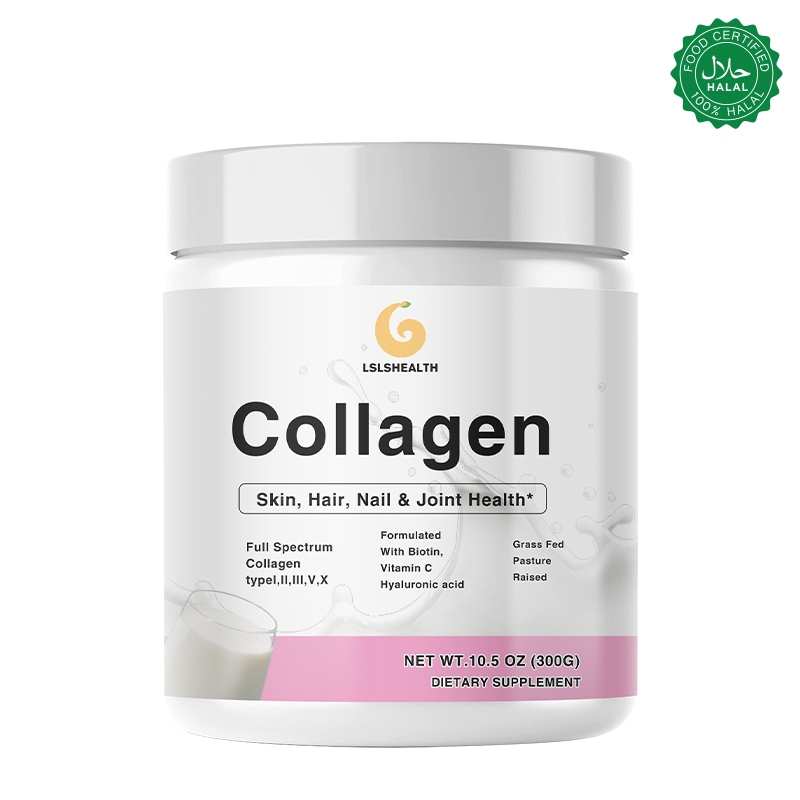 Vitamin C Powder - Multi-collageenpoeder, typen I, II, III, V,