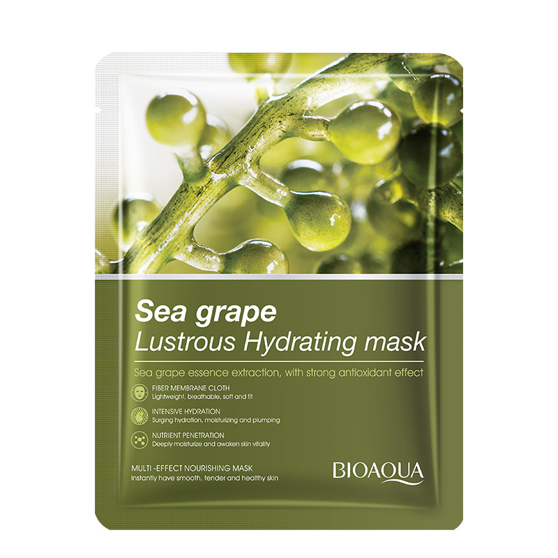 Skincare Bioaqua - 10 stks BIOAQUA Zee Druif Gezichtsmasker