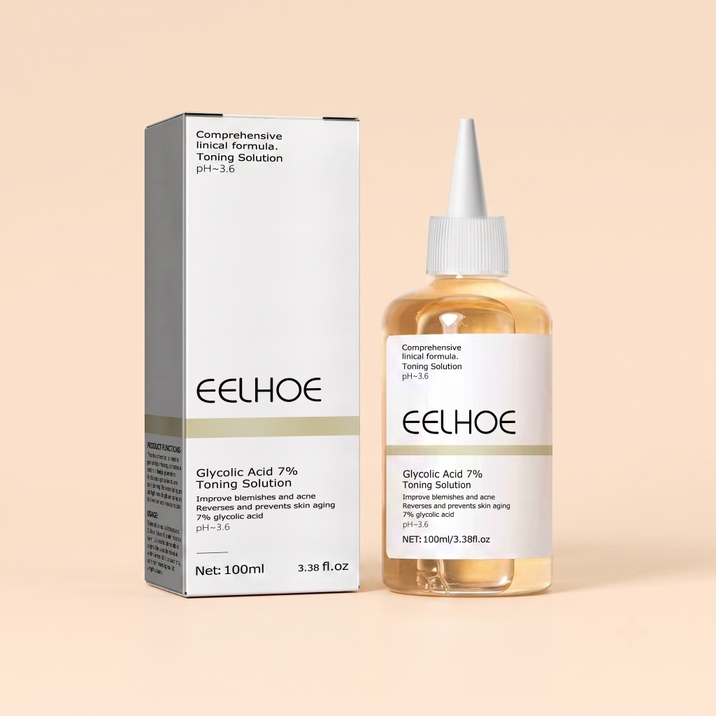 Glycolic Acid Exfoliant - 7% Glycolzuur Gezichtsverzorgingsoplossing Zachte Exfoliërende Vloeistof