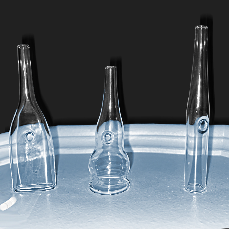 Skincare Scora - 3 Stijl Glas Vacuüm Tips Onderdeel