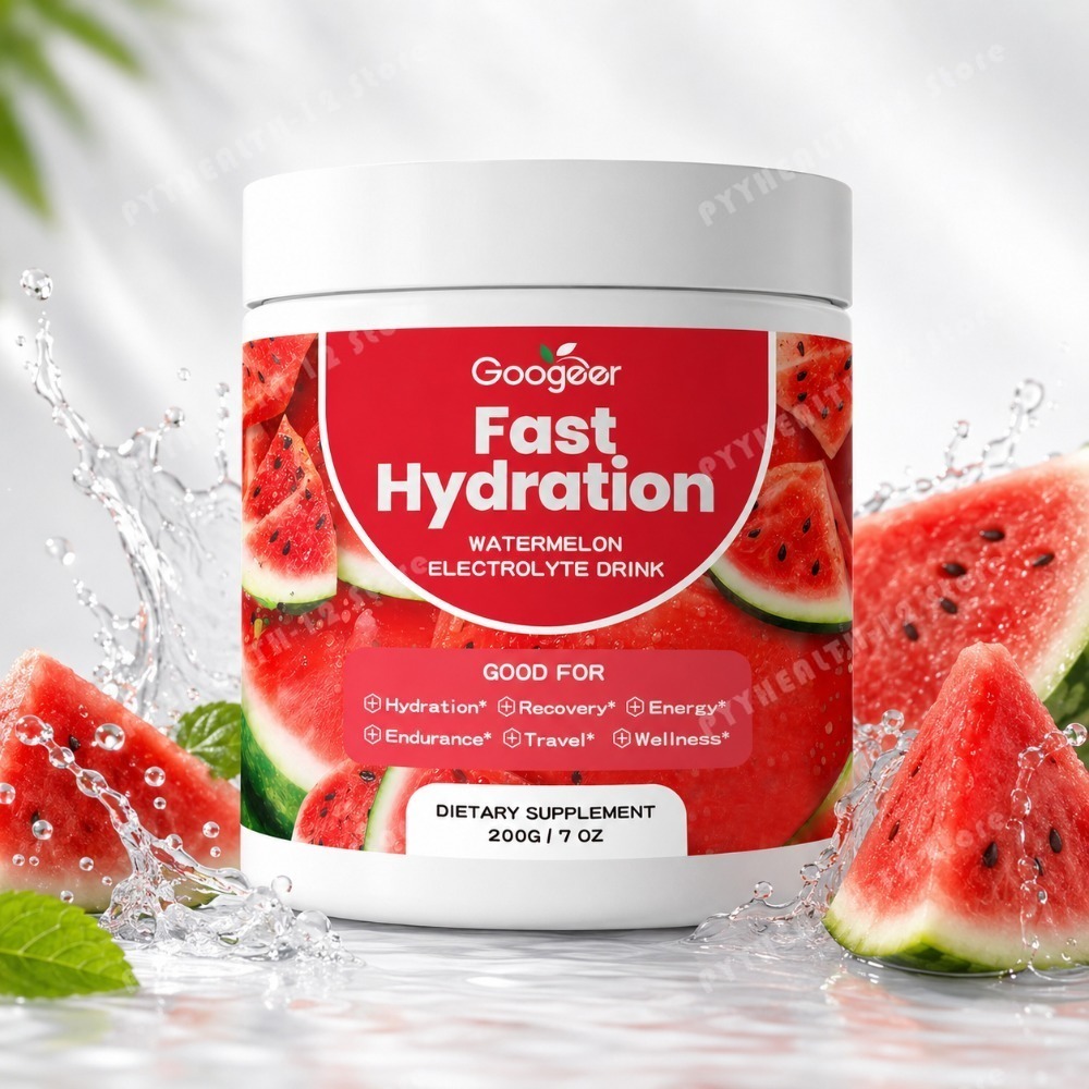 Vitamin C Powder - Googeer Watermeloen Elektrolyten Poeder Drinkmix met