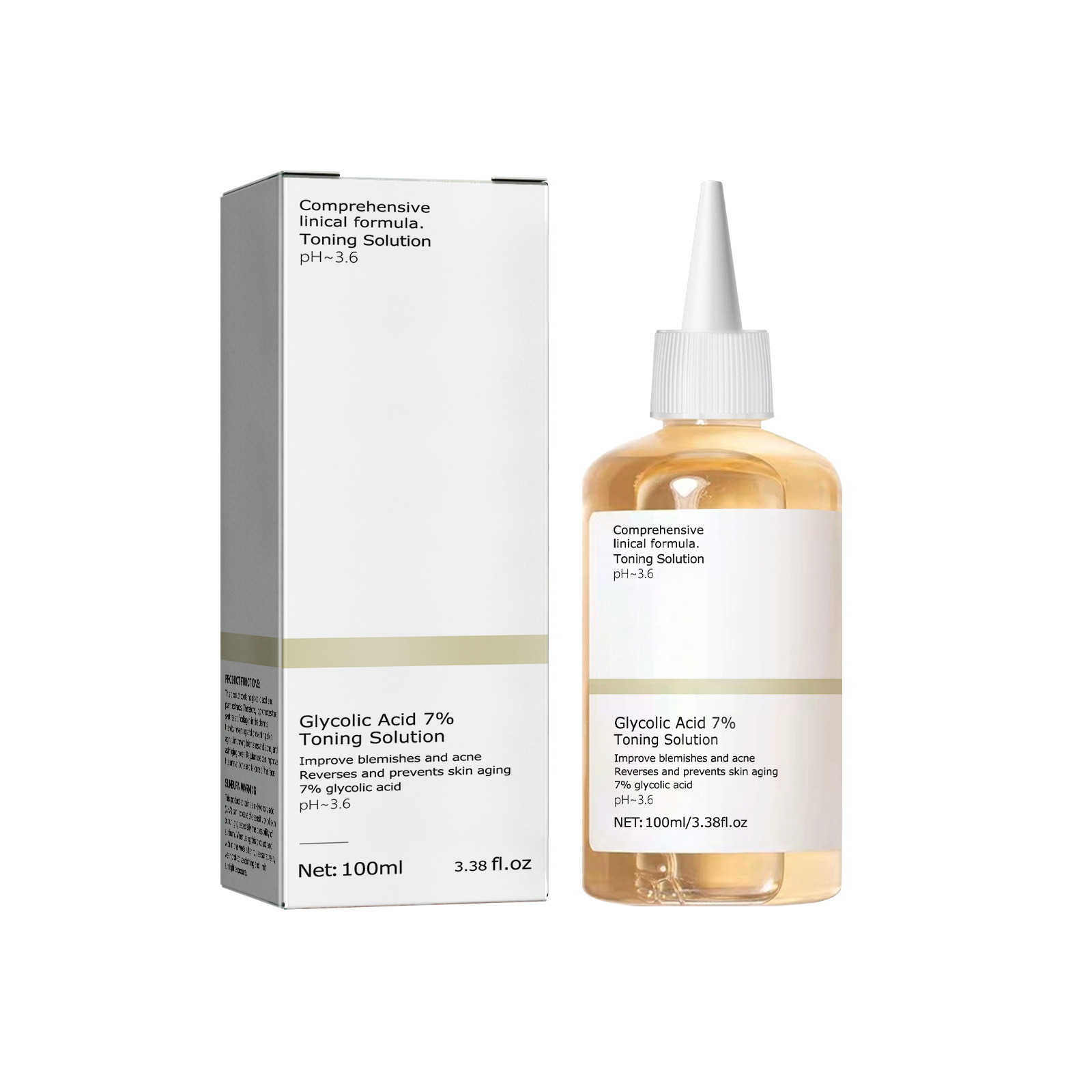 Glycolic Acid Exfoliant - 100 ml glycolzuur 7% tonifiërende oplossing