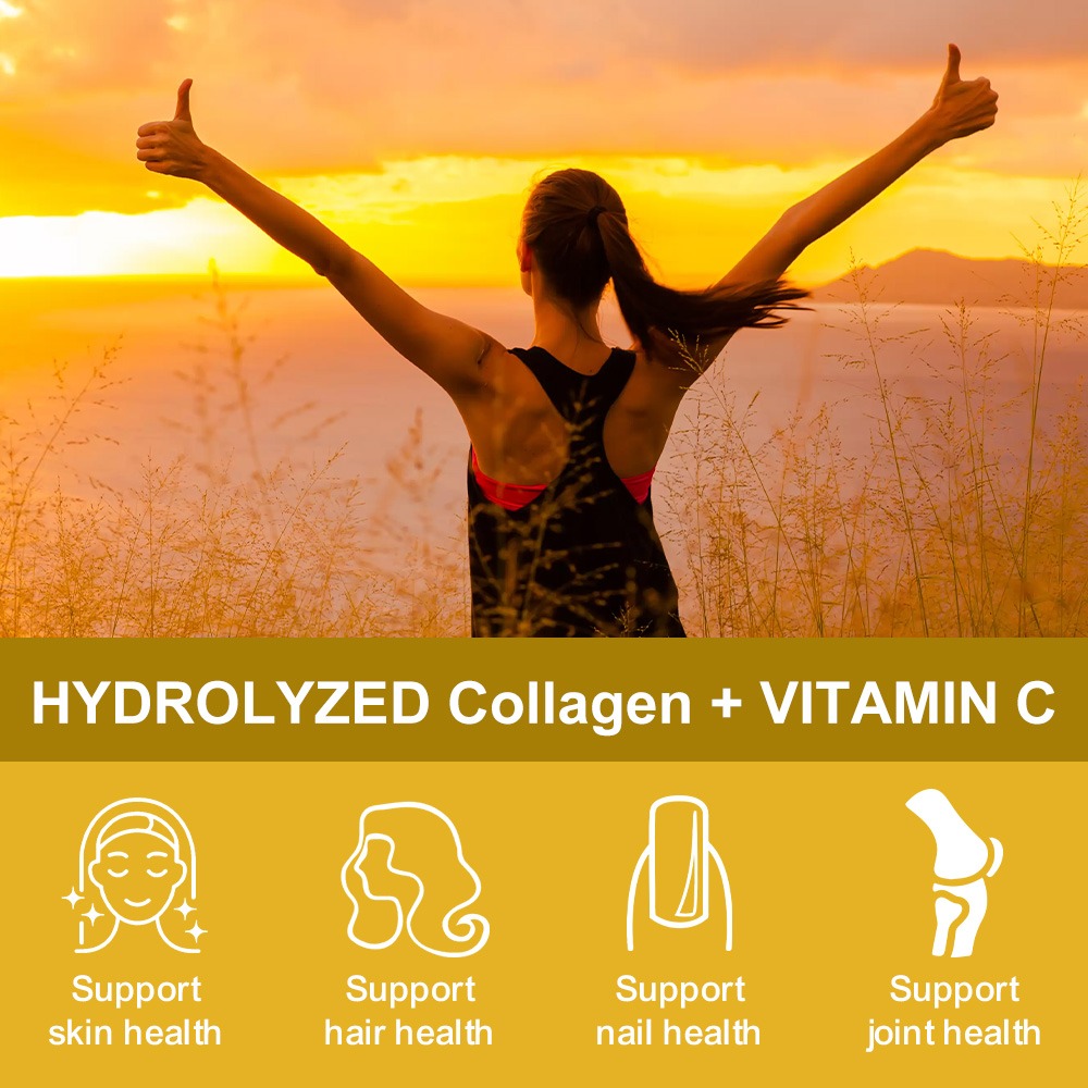 Gehydrolyseerd collageenpeptid - Vitamin C Powder recensie en prijs