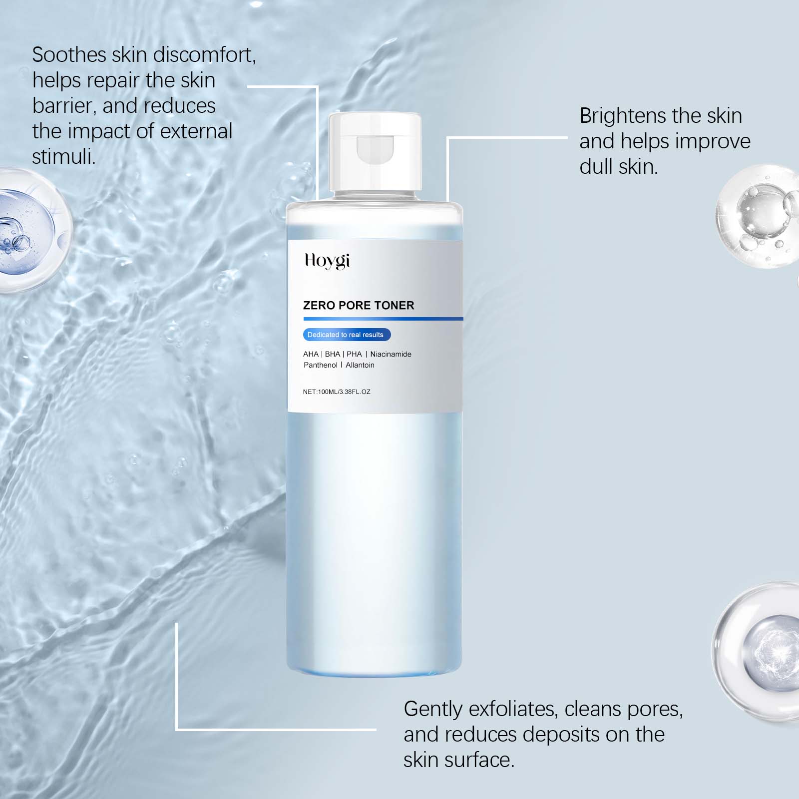 HOYGI Glycolzuur Toneroplossin - Glycolic Acid Exfoliant recensie en prijs