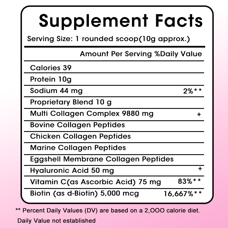 Multi-collageenpoeder, typen I - Vitamin C Powder recensie en prijs