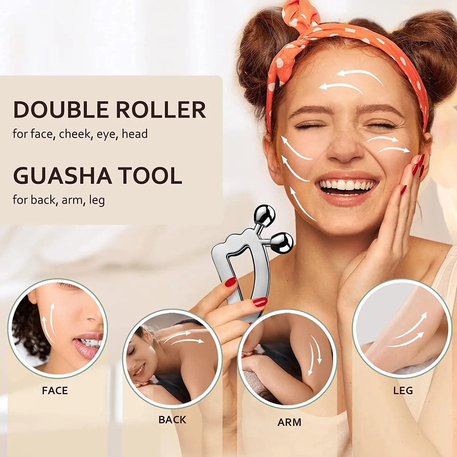 3D Gezichtsroller & Gua Sha To - Skincare Scora recensie en prijs