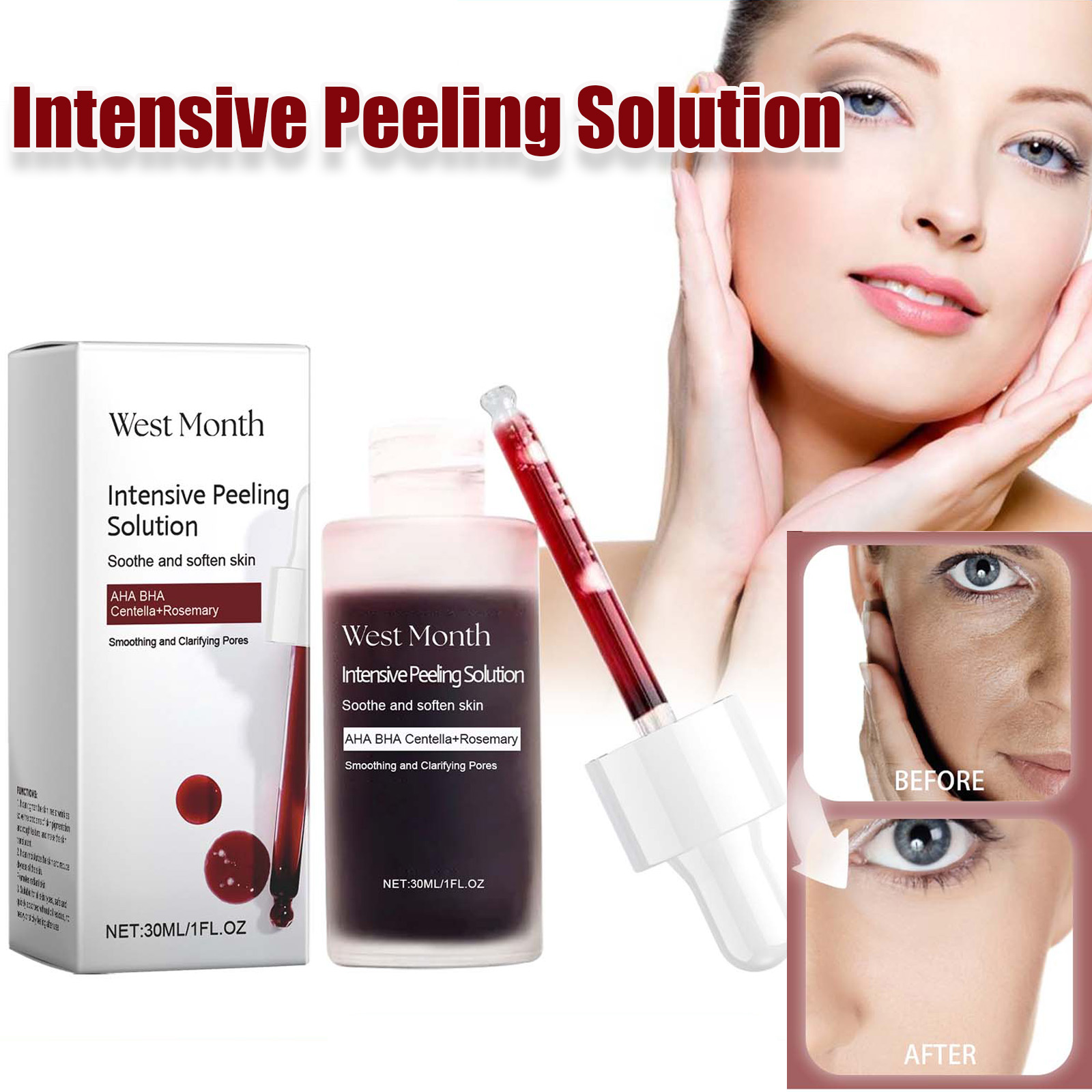 Peeling Gezicht Serum Anti Acn - Glycolic Acid Exfoliant recensie en prijs