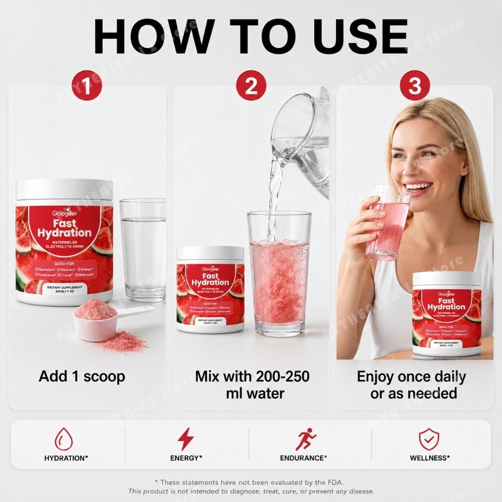 Googeer Watermeloen Elektrolyt - Vitamin C Powder recensie en prijs