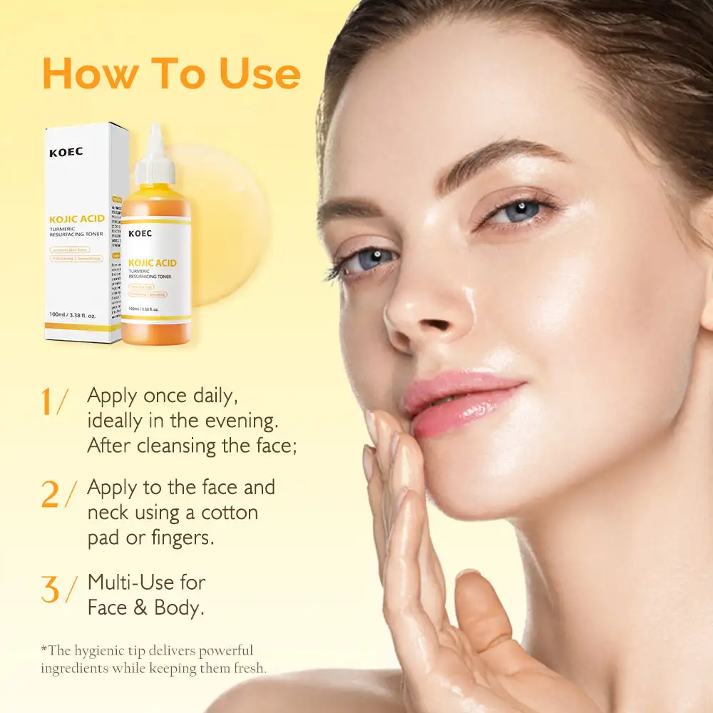 100ml KOEC Kojic Acid Kurkuma  - Glycolic Acid Exfoliant recensie en prijs